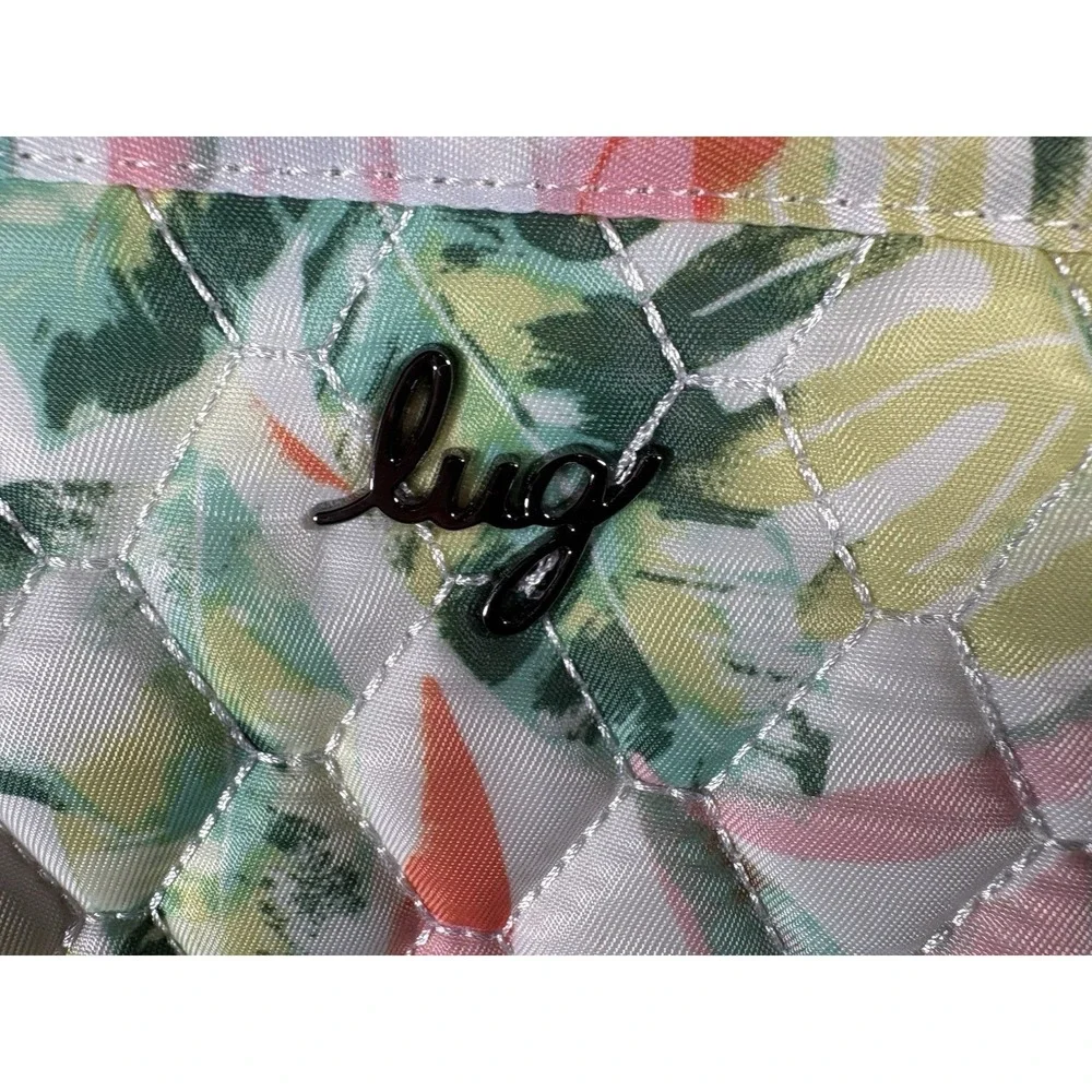 NWT Lug Bolero Crossbody Bag Candy Tropics Quilted Tropical Floral Shoulder Bag